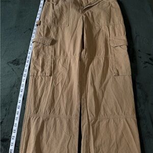 PacSun Women Khaki Cargo Pants